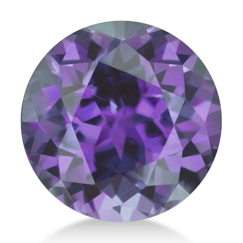 Round shape Lab Created AAA Alexandrite Gemstone 10mm (3.30 ct)
