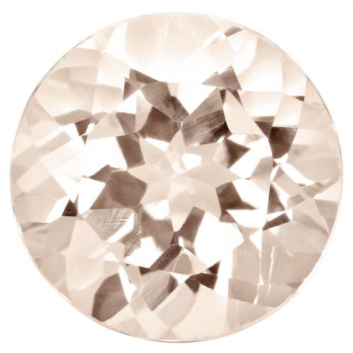 Round shape Natural AAA Morganite Gemstone 11mm (4.50 ct)