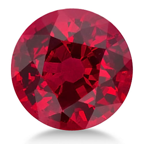 Round shape Natural A Ruby Gemstone 8mm (2.55 ct)