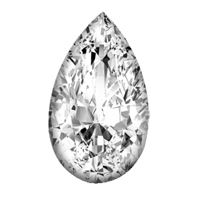 1.52 Carat D-VS1 Good Cut Pear Shaped Diamond