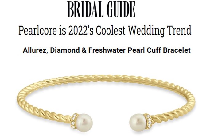 Pearlcore is 2022's Coolest Wedding Trend