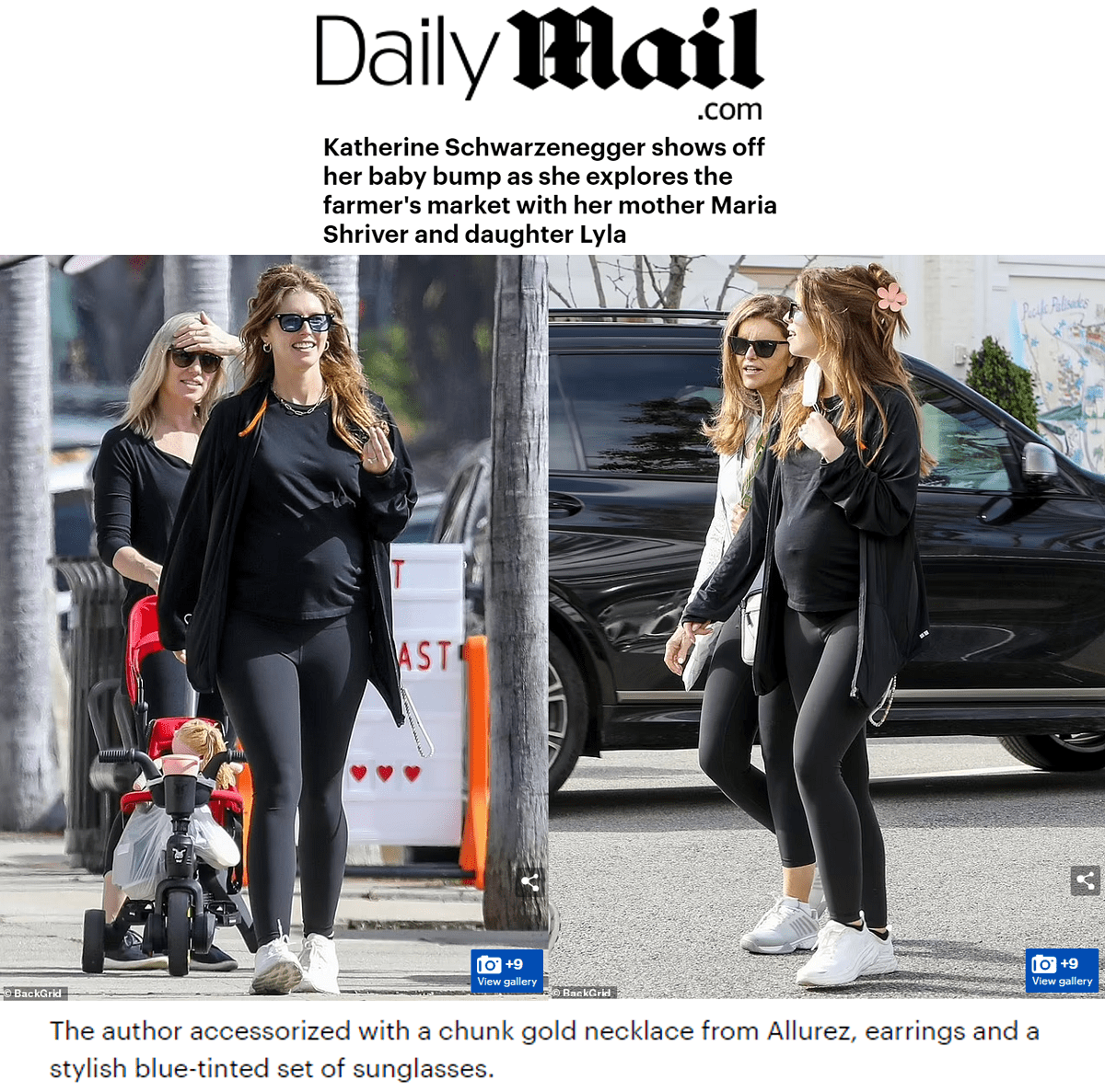 Katherine Schwarzenegger in Allurez on Dailymail!