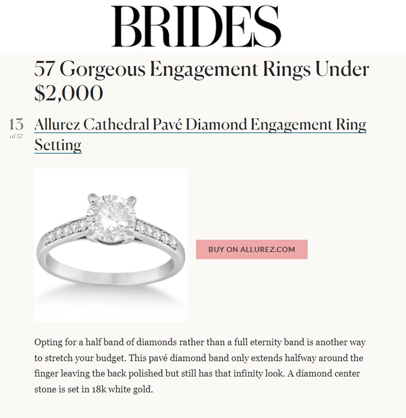 57 Gorgeous Engagement Rings Under $2,000