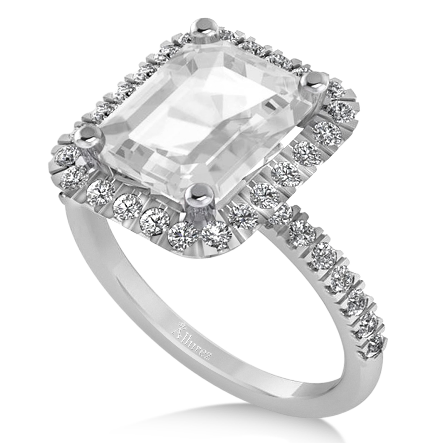 white topaz engagement ring white topaz engagement ring