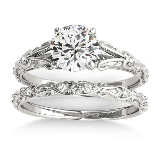 vintage bridal wedding ring sets