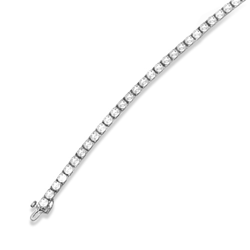 Eternity Moissanite Tennis Bracelet 14k White Gold 4 50ctw Re598 Eternity Moissanite Tennis Bracelet 14k White Gold 4 50ctw