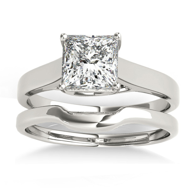 Solitaire bridal set sales