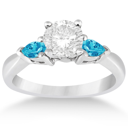 Resultado de imagen para blue topaz engagement rings