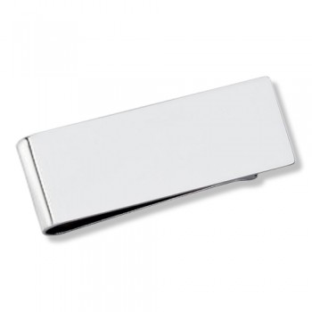 Classic Mens Wide Money Clip Sterling Silver