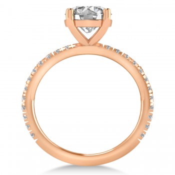 Diamond No Halo Engagement Ring 14k Rose Gold (0.36ct)