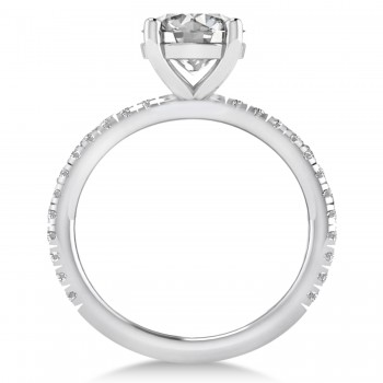 Diamond No Halo Engagement Ring 14k White Gold (0.36ct)