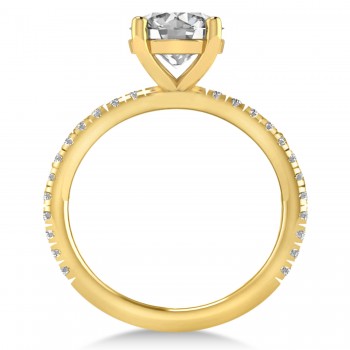 Diamond No Halo Engagement Ring 14k Yellow Gold (0.36ct)