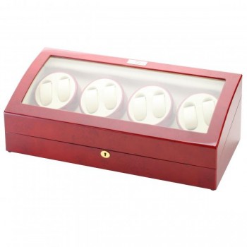 Eight Watch Winder & Watch Box in Cherry Wood