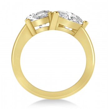 Pear/Oval Diamond Toi et Moi Ring 14k Yellow Gold (6.00ct)