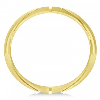 Men's Basketball Eternity Sports Band Ring 14k Yellow Gold