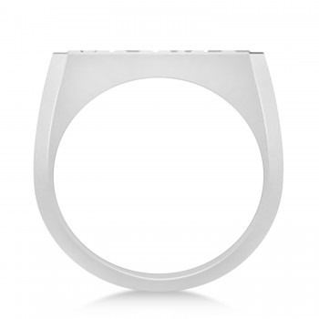 United States Army Men's Signet Fashion Ring 14k White Gold