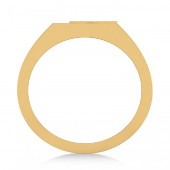 Men's Playing Card Ring 14K Yellow Gold