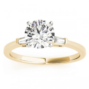 Tapered Baguette 3-Stone Diamond Bridal Set 14k Yellow Gold (0.30ct)