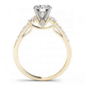 Diamond Three Stone Engagement Ring 18k Yellow Gold (0.43ct)