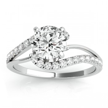 Diamond Split Shank Bridal Set Setting Platinum (0.52ct)