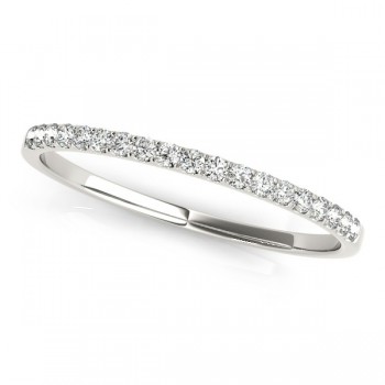 Thin Diamond Wedding Ring Band Platinum (0.11ct)