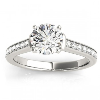 Diamond Accent Bridal Set 14k White Gold (0.48ct)