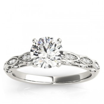 Elegant Diamond Engagement Ring Setting Platinum (0.15ct)