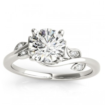 Bypass Floral Diamond Bridal Set Setting Platinum (0.15ct)