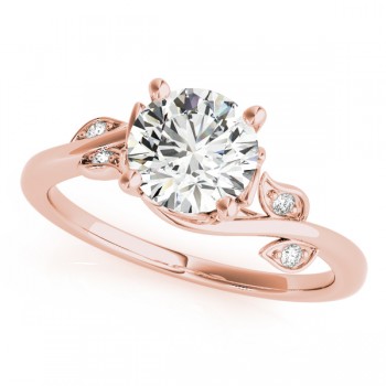 Bypass Floral Lab Grown Diamond Bridal Set 18k Rose Gold (2.05ct)