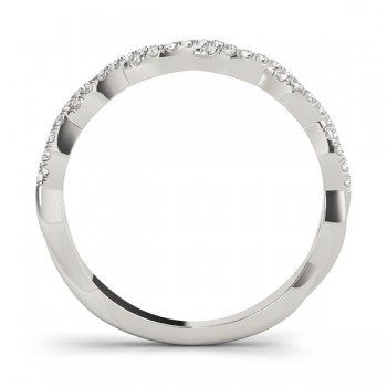 Infinity Diamond Stackable Ring Band Platinum (0.25ct)