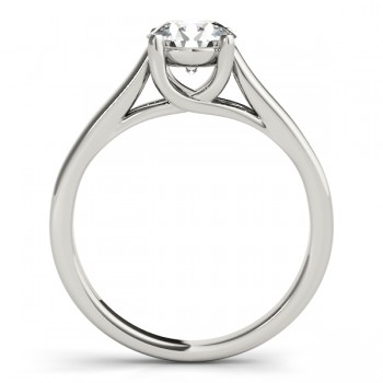 Lucida Solitaire Cathedral Engagement Ring Palladium