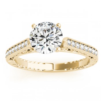 Diamond Antique Style Bridal Set 18k Yellow Gold (0.24ct)