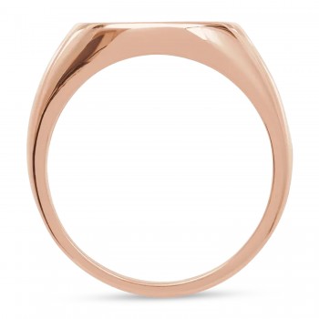 Compass Signet Ring 14K Rose Gold