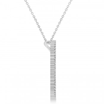 Diamond Circle of Life Charm Pendant Necklace 14k White Gold (0.68ct)