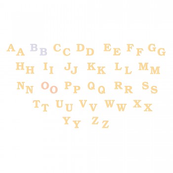 Custom Letter Charm Initial Stud Earrings 14K Yellow Gold