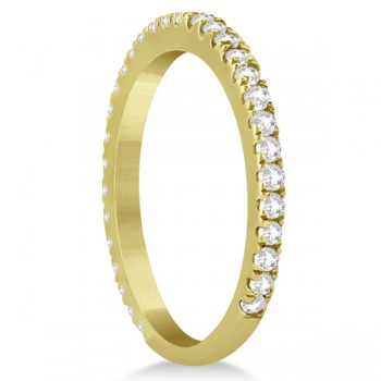 Diamond Eternity Wedding Band for Women 18K Yellow Gold Ring (0.47ct)