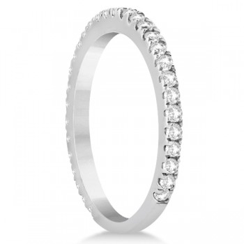 Diamond Eternity Wedding Band for Women platinum Ring (0.47ct)