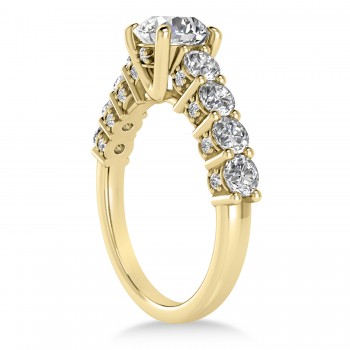 Diamond Prong Set Engagement Ring 18k Yellow Gold (1.06ct)