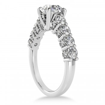 Diamond Prong Set Engagement Ring Platinum (1.06ct)