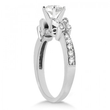 Butterfly Lab Grown Diamond Engagement Ring Setting Palladium (0.20ct)