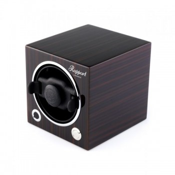 Rapport London Evocube Electric Single Watch Winder Macassar Wood