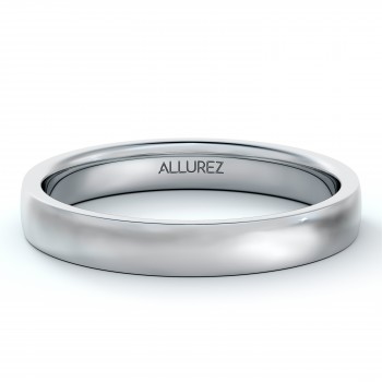 Palladium Wedding Ring Band Low Dome Comfort Fit (3mm)