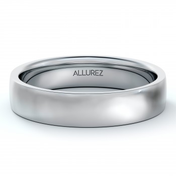 Palladium Wedding Ring Low Dome Comfort Fit (4 mm)