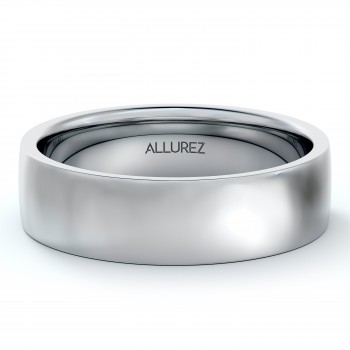 Palladium Wedding Ring Low Dome Comfort Fit (5 mm)