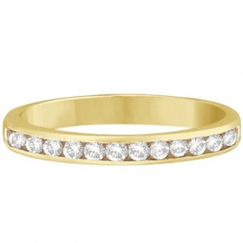 Channel-Set Diamond Ring Band in 14k Yellow Gold (0.33ct)