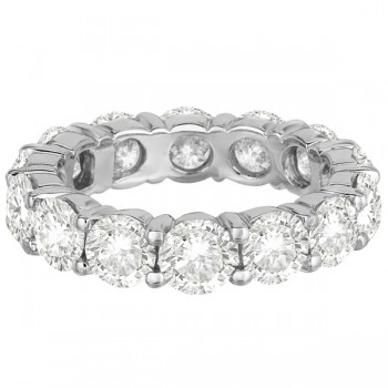 Diamond Eternity Ring Wedding Band 18k White Gold (6.00ct)