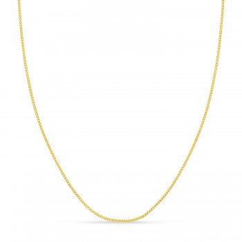 Franco Chain Necklace With Lobster Lock 14k Yellow Gold
