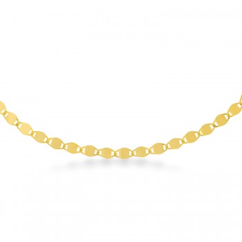 Valentino Chain Necklace 14k Yellow Gold