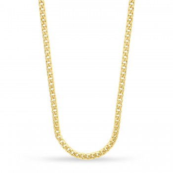 Franco Chain Necklace 14k Yellow Gold