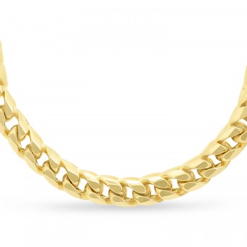 Franco Chain Necklace 14k Yellow Gold